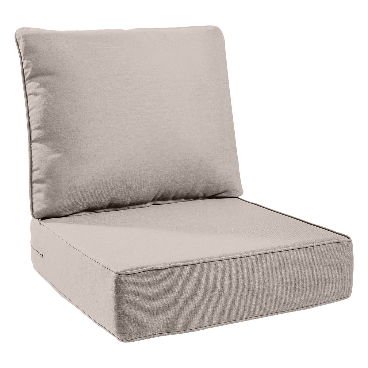 Gymojoy Luxury Outdoor Deep Seat Cushion 22 X 24 X 6 inch for Patio Furniture, Waterproof & Fade Resistant Patio Furniture Replacement Cushions