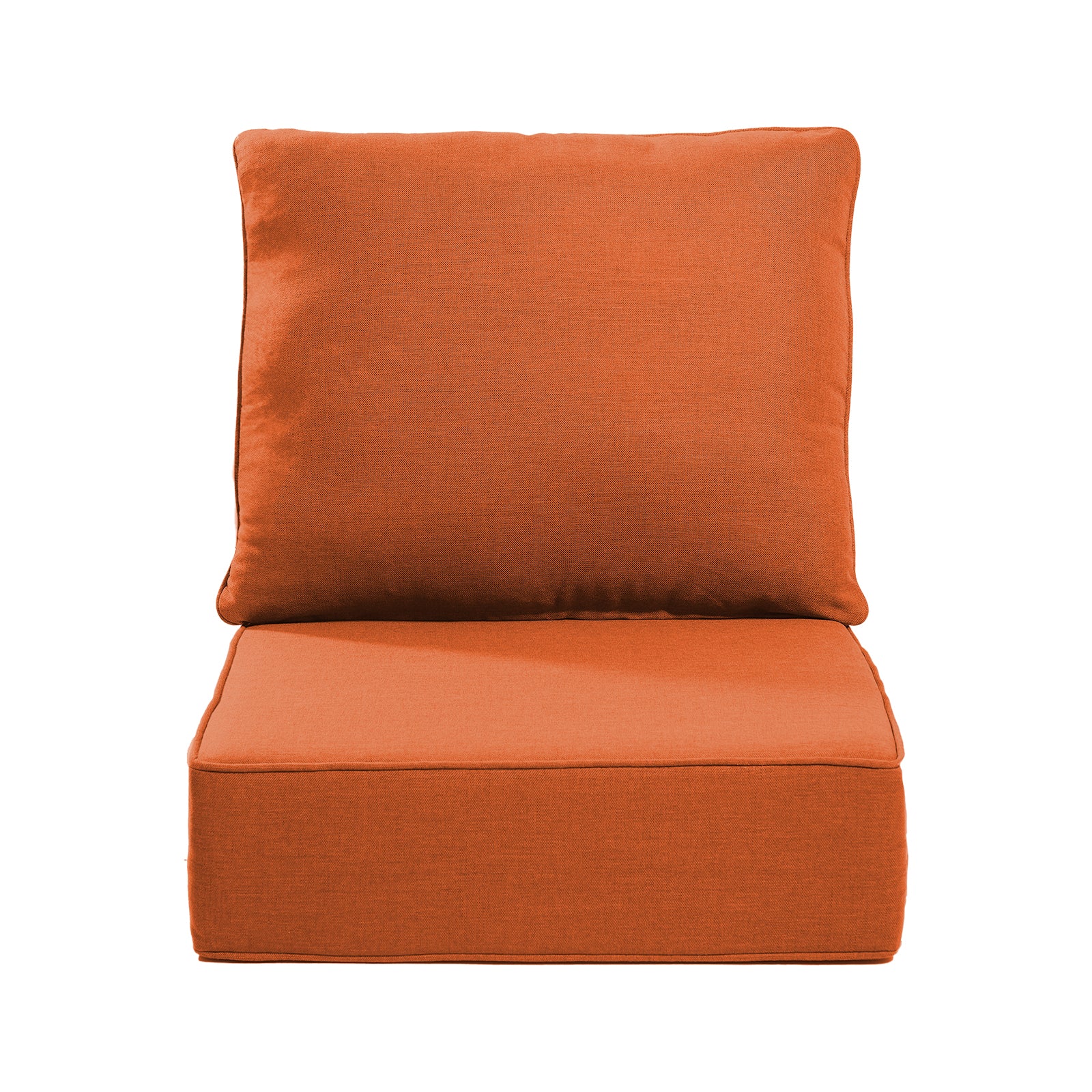 Gymojoy Outdoor Wicker Furniture Cushion Set, 24 x 24 x 6 Thicken Deep Seat Patio Chair Cushions, 1 Set