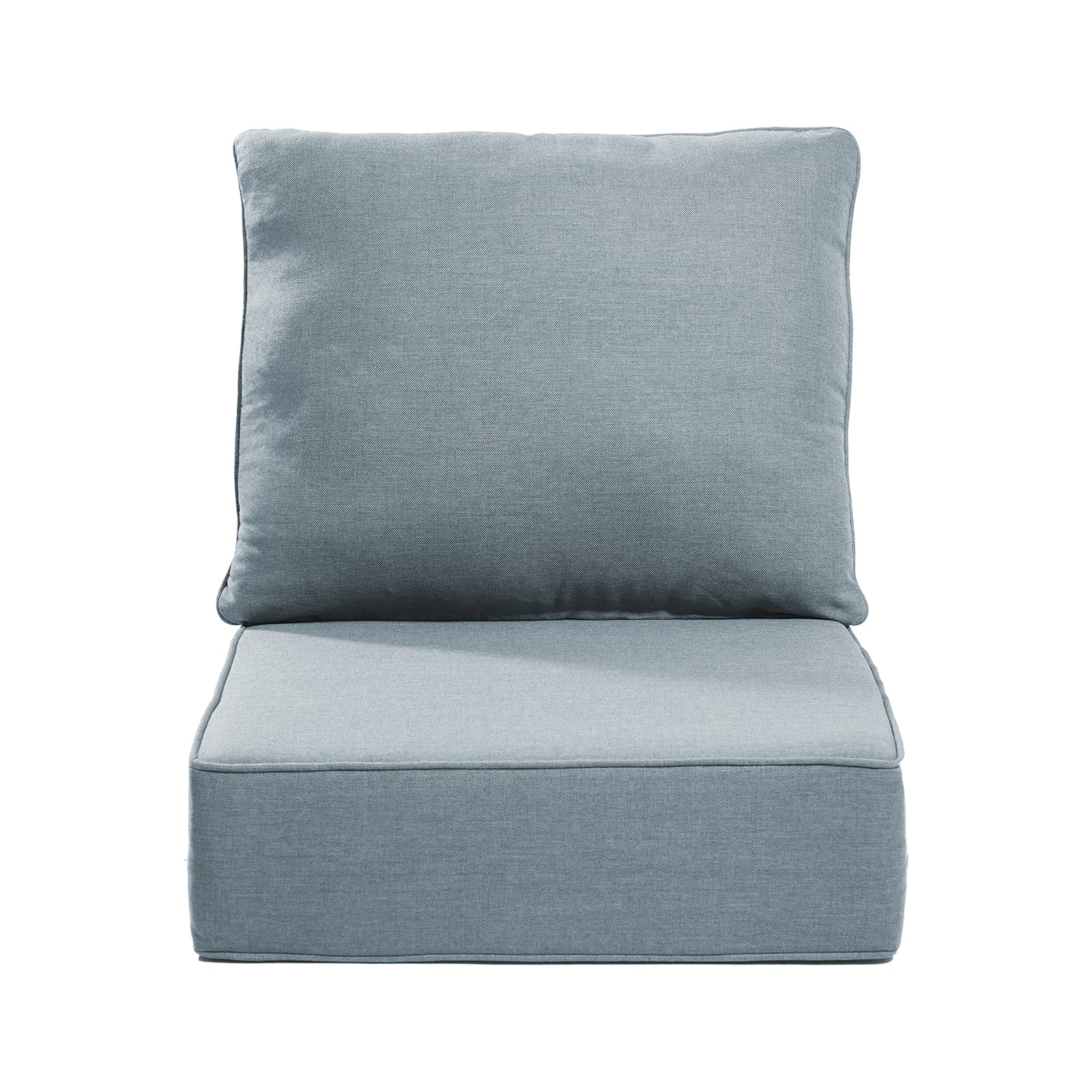 Gymojoy Outdoor Wicker Furniture Cushion Set, 24 x 24 x 6 Thicken Deep Seat Patio Chair Cushions, 1 Set