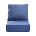 Gymojoy Outdoor Wicker Furniture Cushion Set, 24 x 24 x 6 Thicken Deep Seat Patio Chair Cushions, 1 Set
