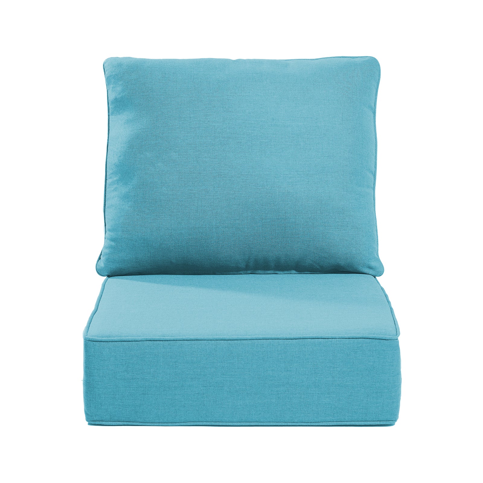 Gymojoy Outdoor Wicker Furniture Cushion Set, 24 x 24 x 6 Thicken Deep Seat Patio Chair Cushions, 1 Set