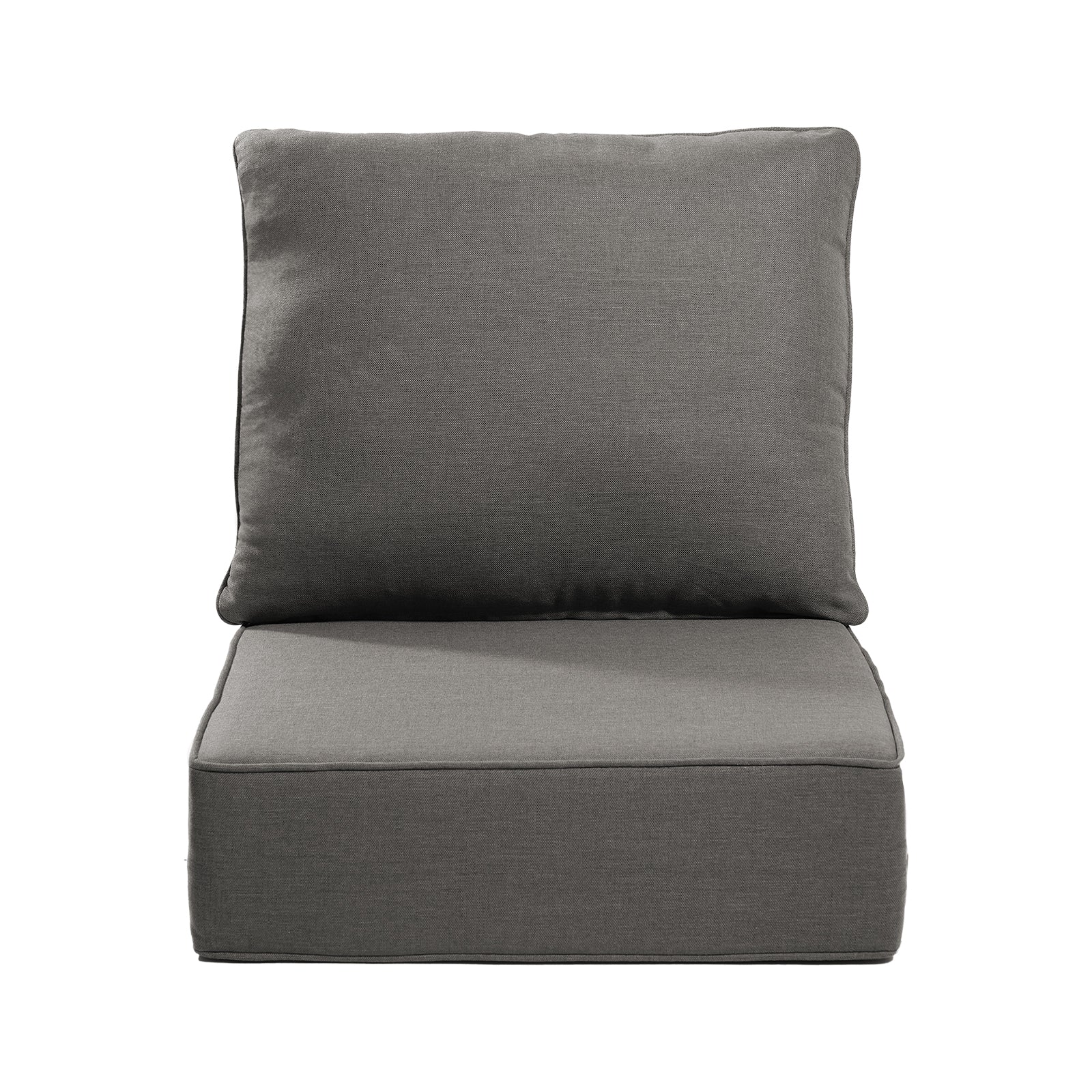 Gymojoy Outdoor Wicker Furniture Cushion Set, 24 x 24 x 6 Thicken Deep Seat Patio Chair Cushions, 1 Set
