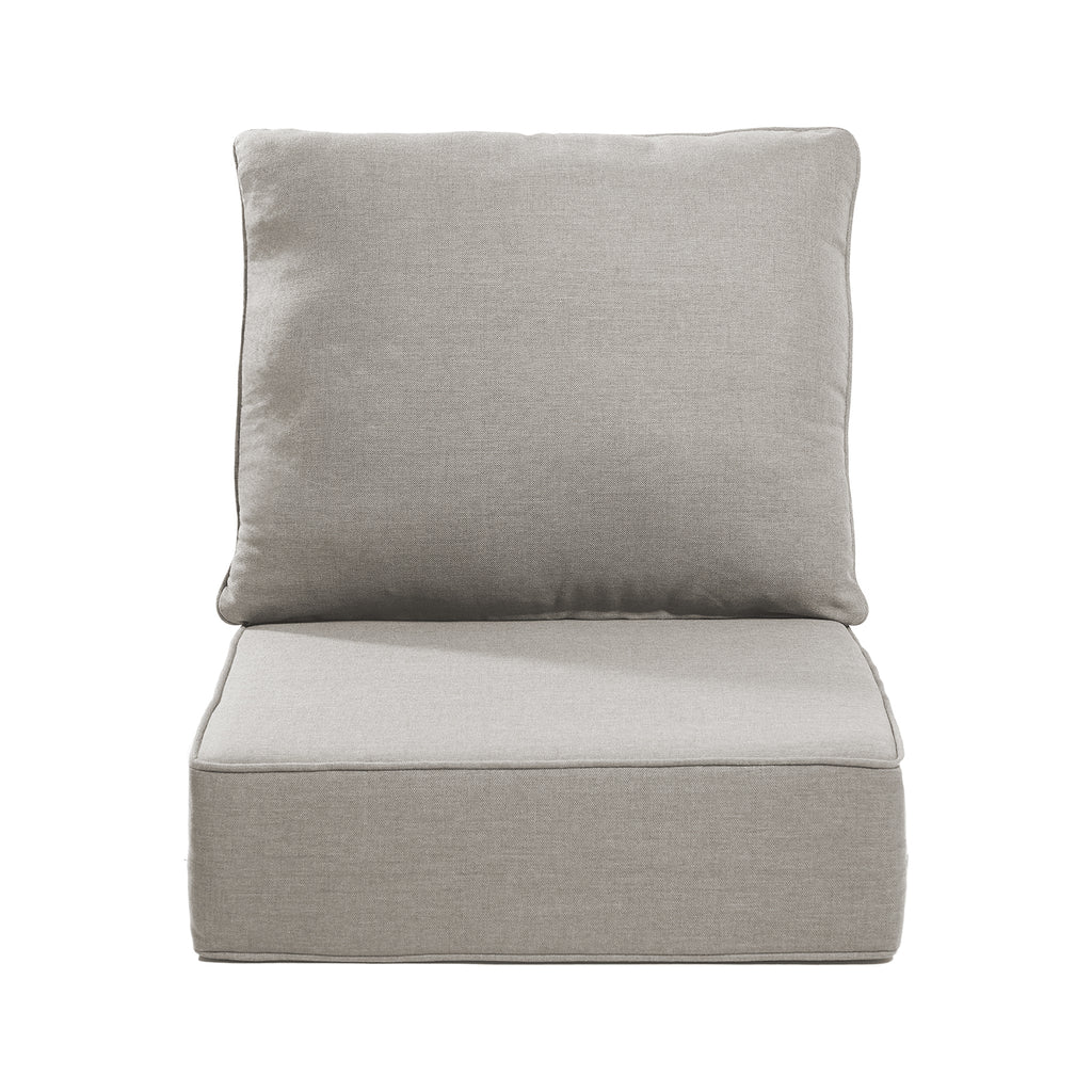 Gymojoy Outdoor Wicker Furniture Cushion Set, 24 x 24 x 6 Thicken Deep Seat Patio Chair Cushions, 1 Set
