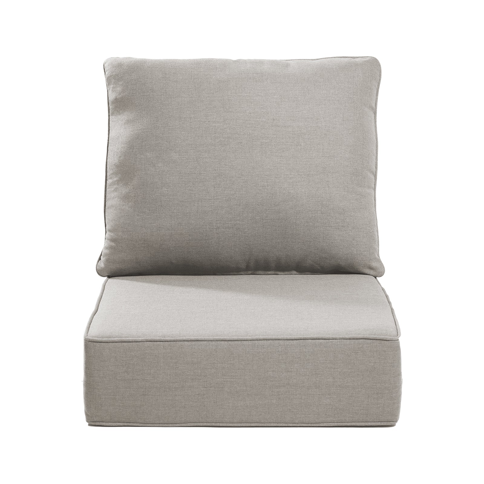 Gymojoy Outdoor Wicker Furniture Cushion Set, 24 x 24 x 6 Thicken Deep Seat Patio Chair Cushions, 1 Set