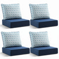 Gymojoy Luxury Outdoor Deep Seat Cushion 22 X 24 X 6 inch for Patio Furniture, Waterproof & Fade Resistant Patio Furniture Replacement Cushions