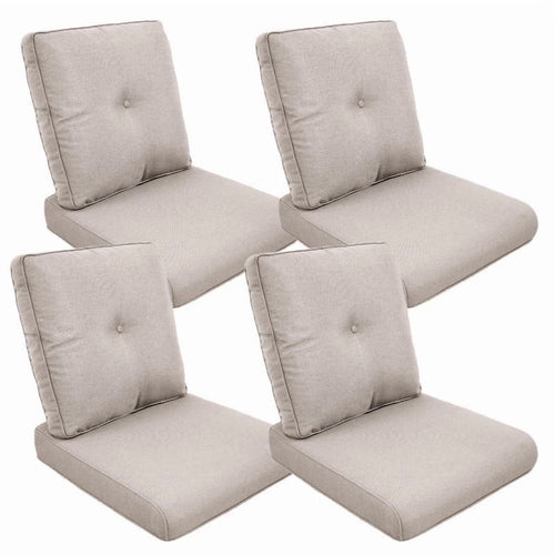 Gymojoy 22 in. x 25 in. x 4 in.Deep Seat Cushion Set, Olefin 8-Piece Deep Seating Outdoor Replacement Lounge Chair loveseat Sofa Cushion