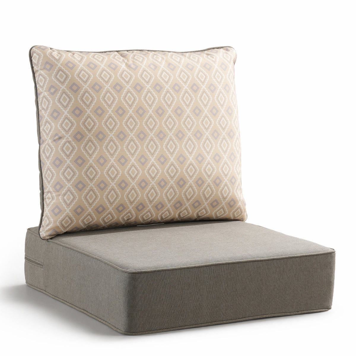 Gymojoy Luxury Outdoor Deep Seat Cushion 22 X 24 X 6 inch for Patio Furniture, Waterproof & Fade Resistant Patio Furniture Replacement Cushions